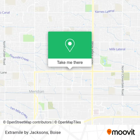 Extramile by Jacksons map