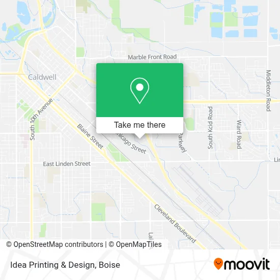 Idea Printing & Design map