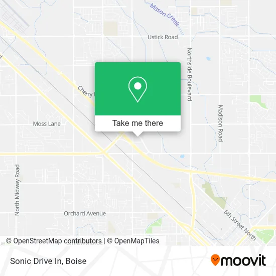Sonic Drive In map