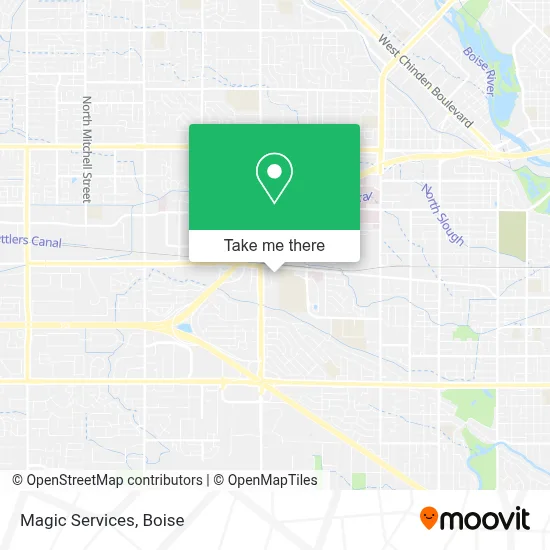 Magic Services map