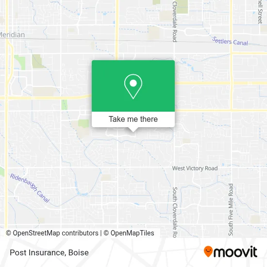 Post Insurance map