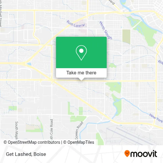 Get Lashed map