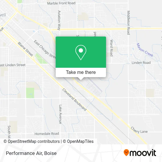 Performance Air map