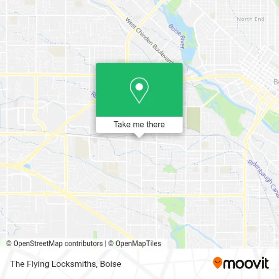 The Flying Locksmiths map