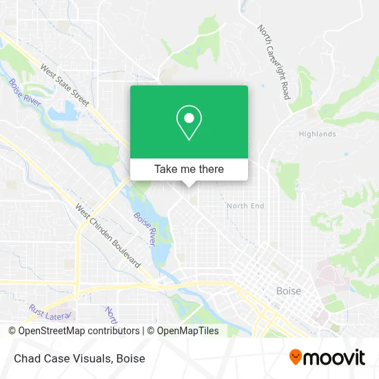 Chad Case Visuals map