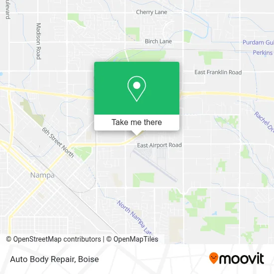 Auto Body Repair map