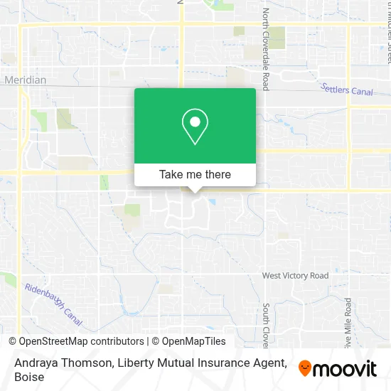Andraya Thomson, Liberty Mutual Insurance Agent map