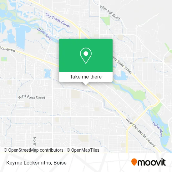 Keyme Locksmiths map