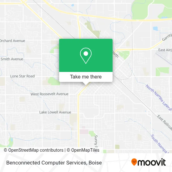 Benconnected Computer Services map
