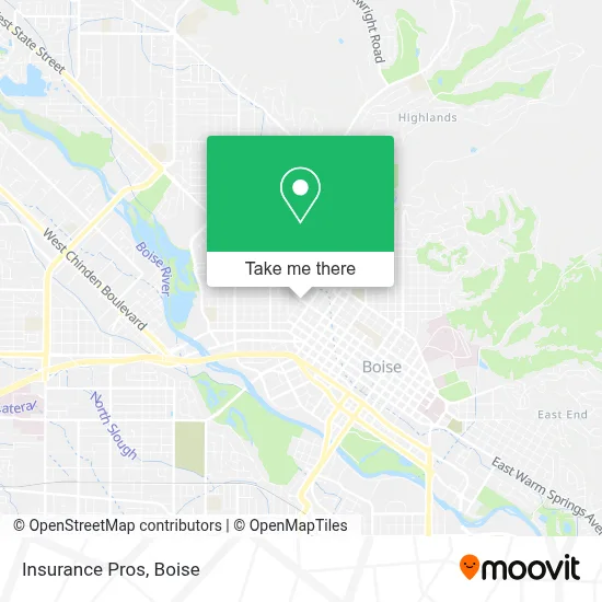 Insurance Pros map