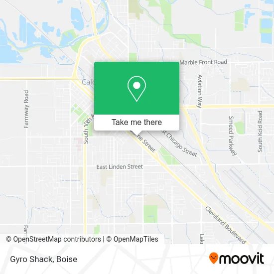 Gyro Shack map