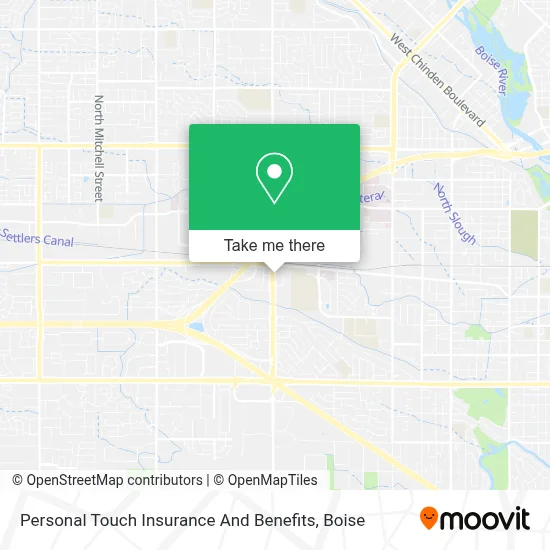 Personal Touch Insurance And Benefits map