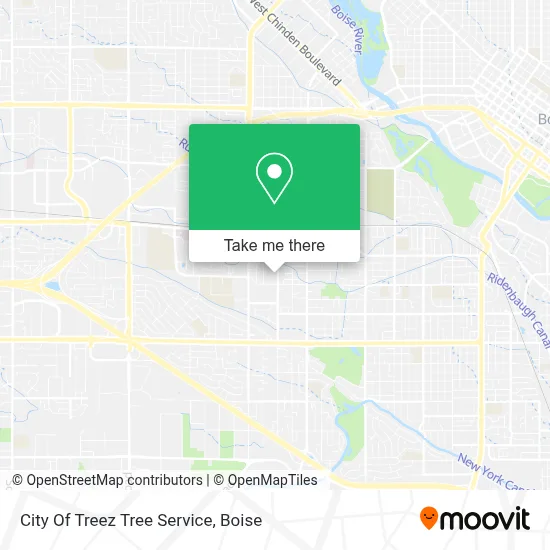 City Of Treez Tree Service map