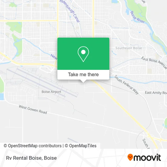 Rv Rental Boise map