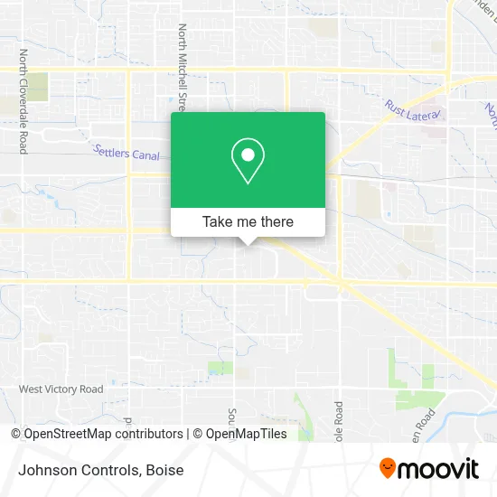 Johnson Controls map
