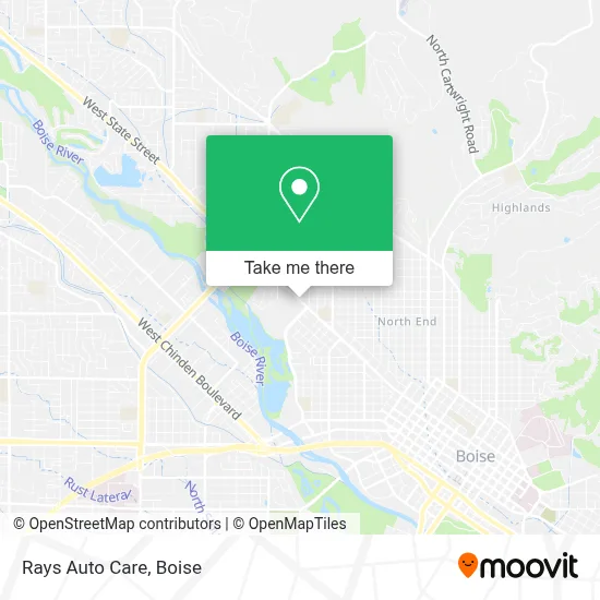 Rays Auto Care map