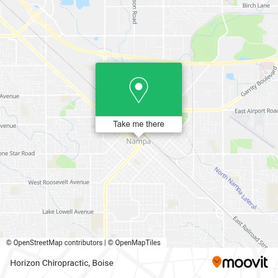 Horizon Chiropractic map