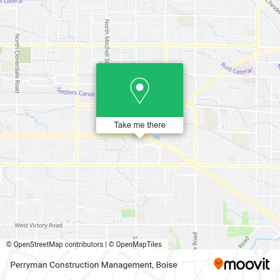 Perryman Construction Management map