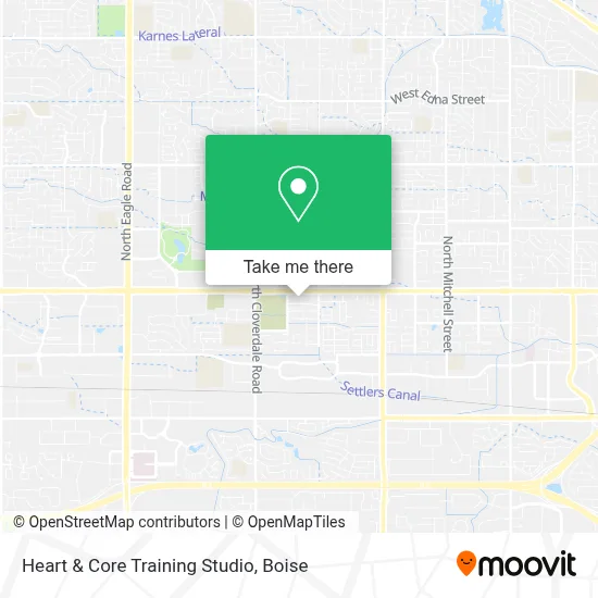 Heart & Core Training Studio map