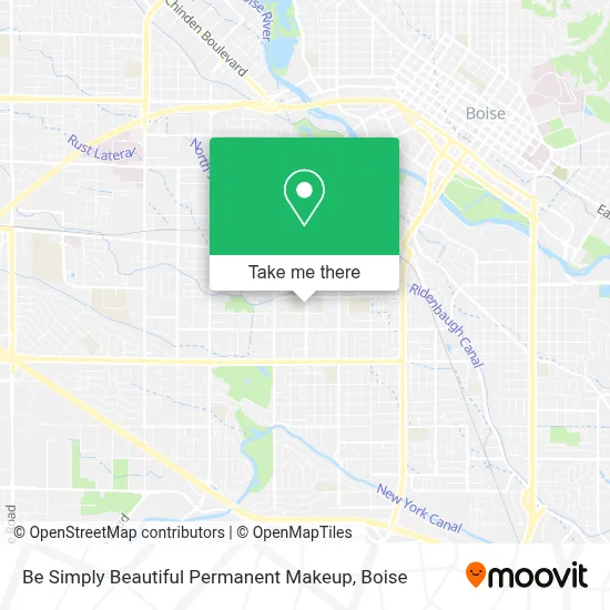 Be Simply Beautiful Permanent Makeup map