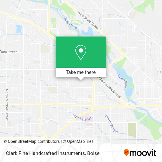 Clark Fine Handcrafted Instruments map