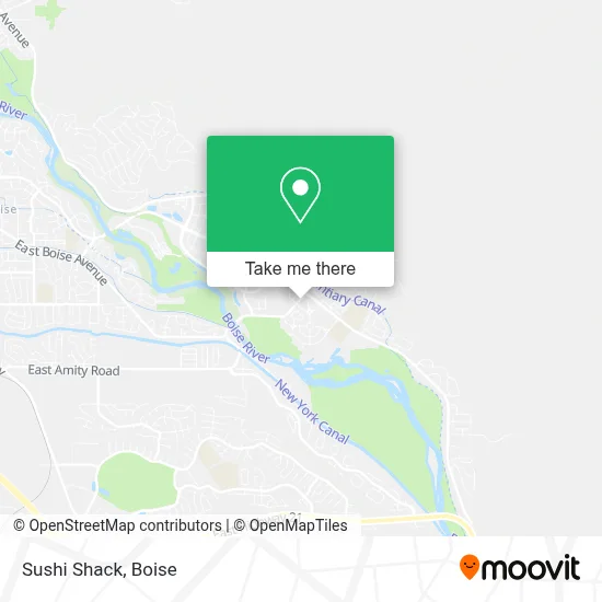 Sushi Shack map