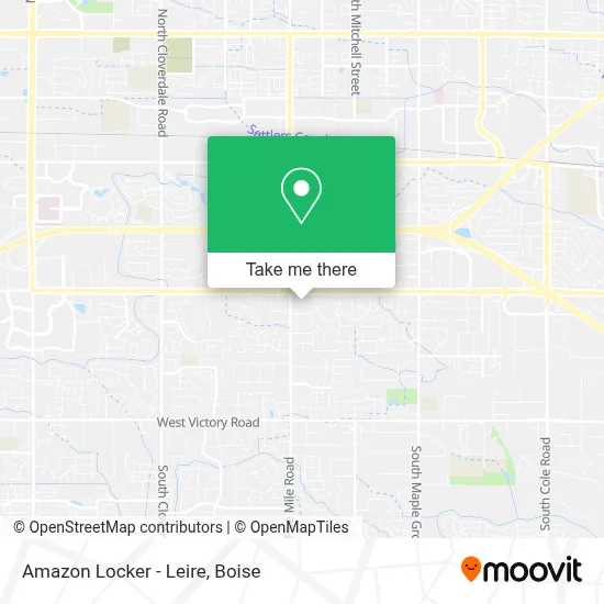 Amazon Locker - Leire map