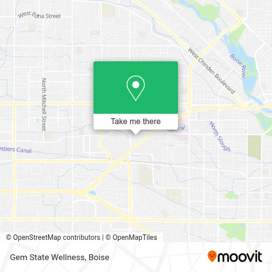 Gem State Wellness map