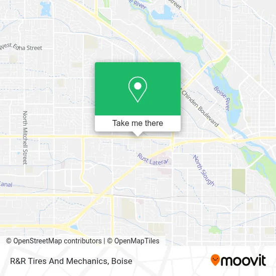 R&R Tires And Mechanics map