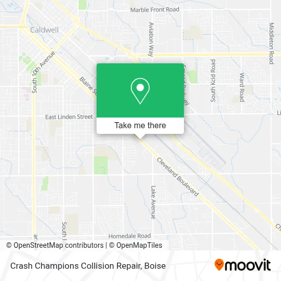 Crash Champions Collision Repair map