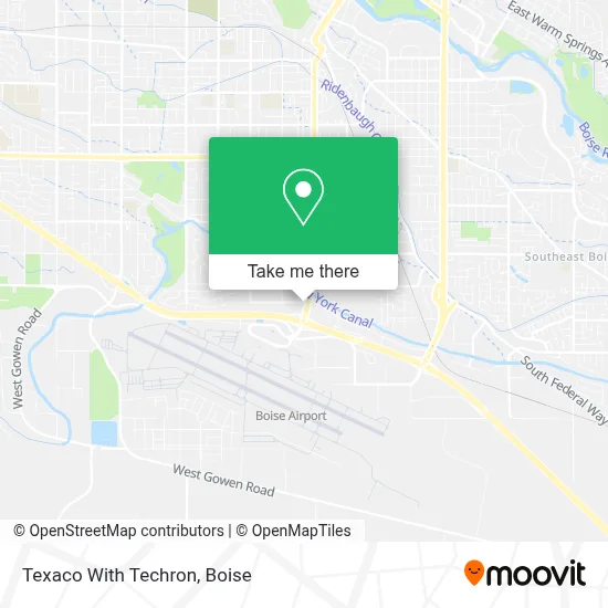 Texaco With Techron map