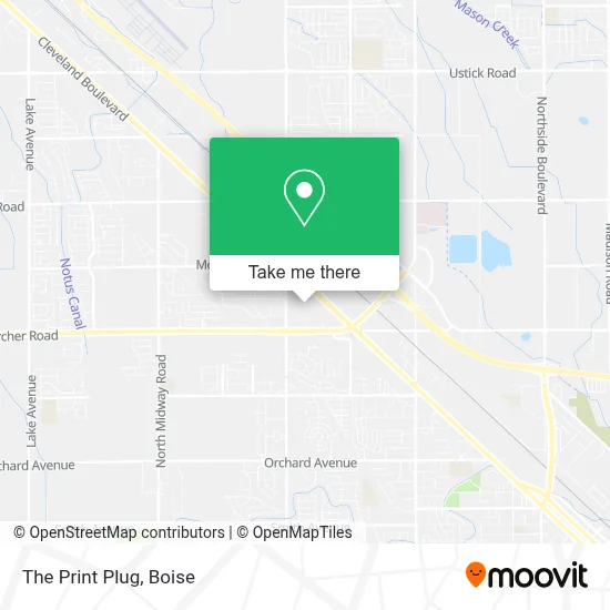 The Print Plug map