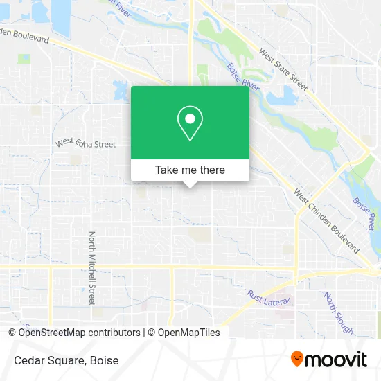 Cedar Square map