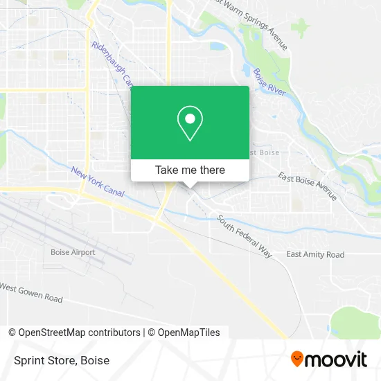 Sprint Store map
