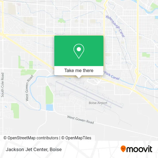 Jackson Jet Center map