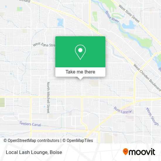 Local Lash Lounge map