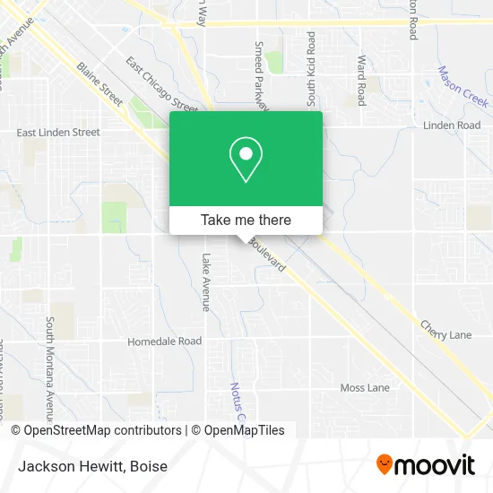 Jackson Hewitt map