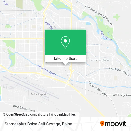 Storageplus Boise Self Storage map