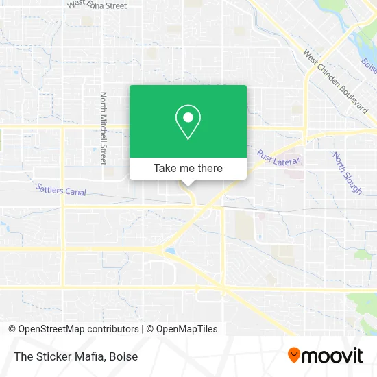 The Sticker Mafia map