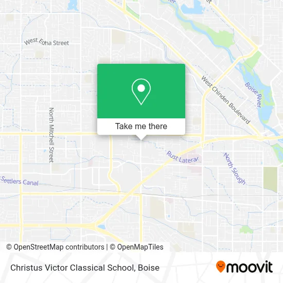 Christus Victor Classical School map
