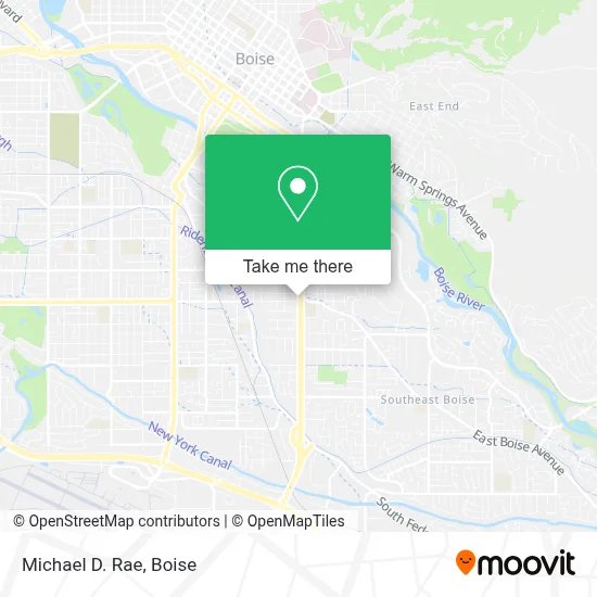 Michael D. Rae map