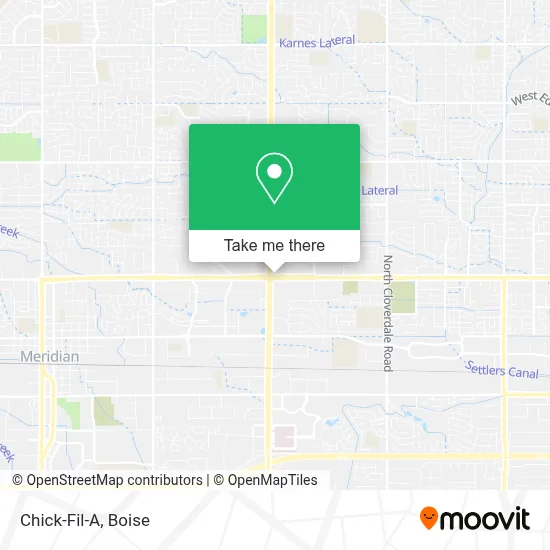 Chick-Fil-A map