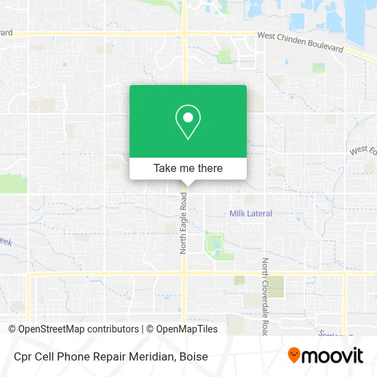 Cpr Cell Phone Repair Meridian map