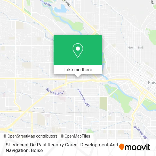 St. Vincent De Paul Reentry Career Development And Navigation map
