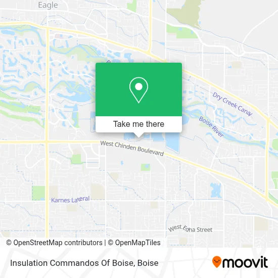 Insulation Commandos Of Boise map