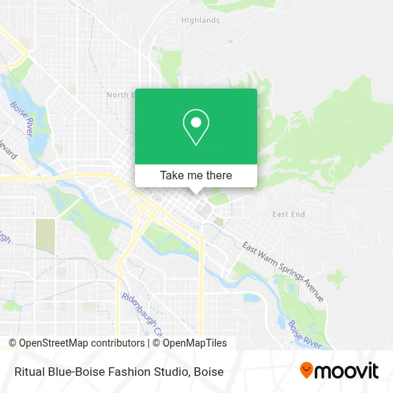 Ritual Blue-Boise Fashion Studio map