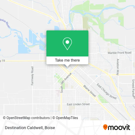 Destination Caldwell map