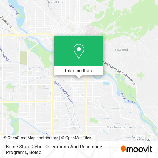 Boise State Cyber Operations And Resilience Programs map