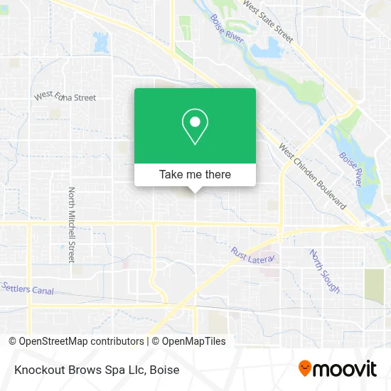 Knockout Brows Spa Llc map
