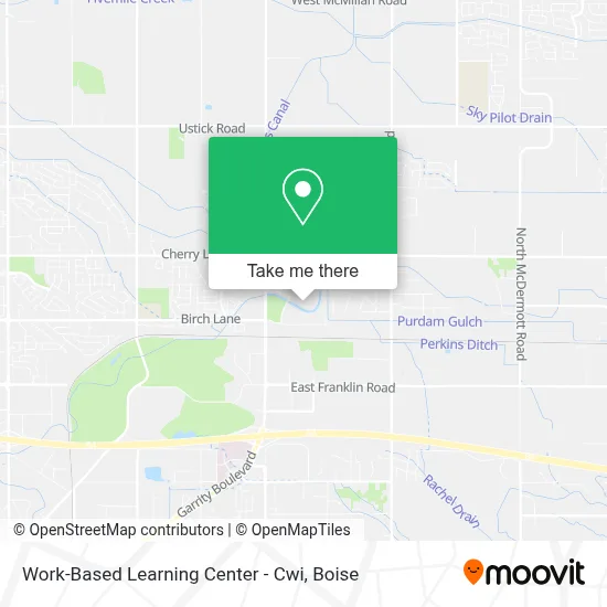 Work-Based Learning Center - Cwi map